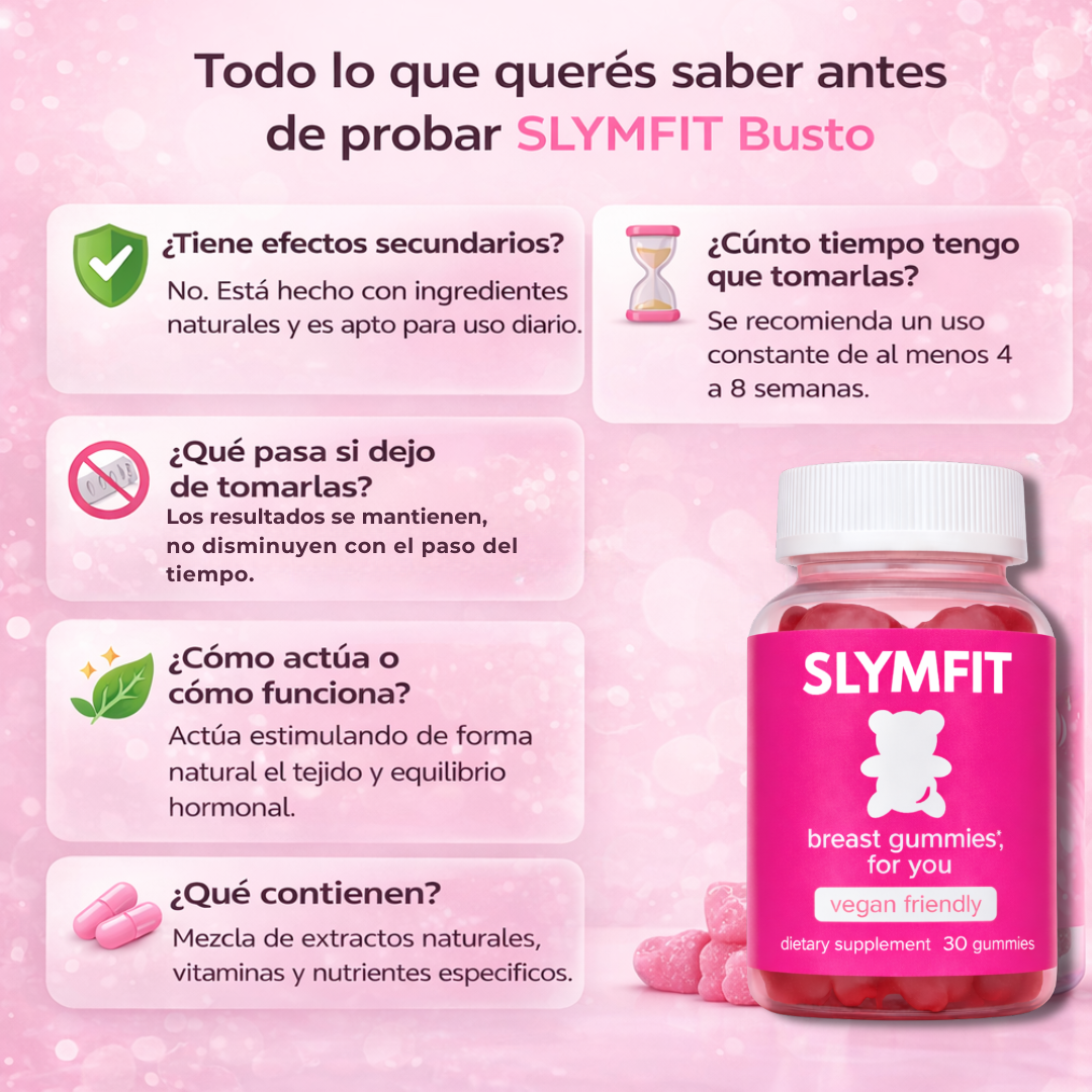 SLYMFIT | Gomitas Reafirmantes para el Busto